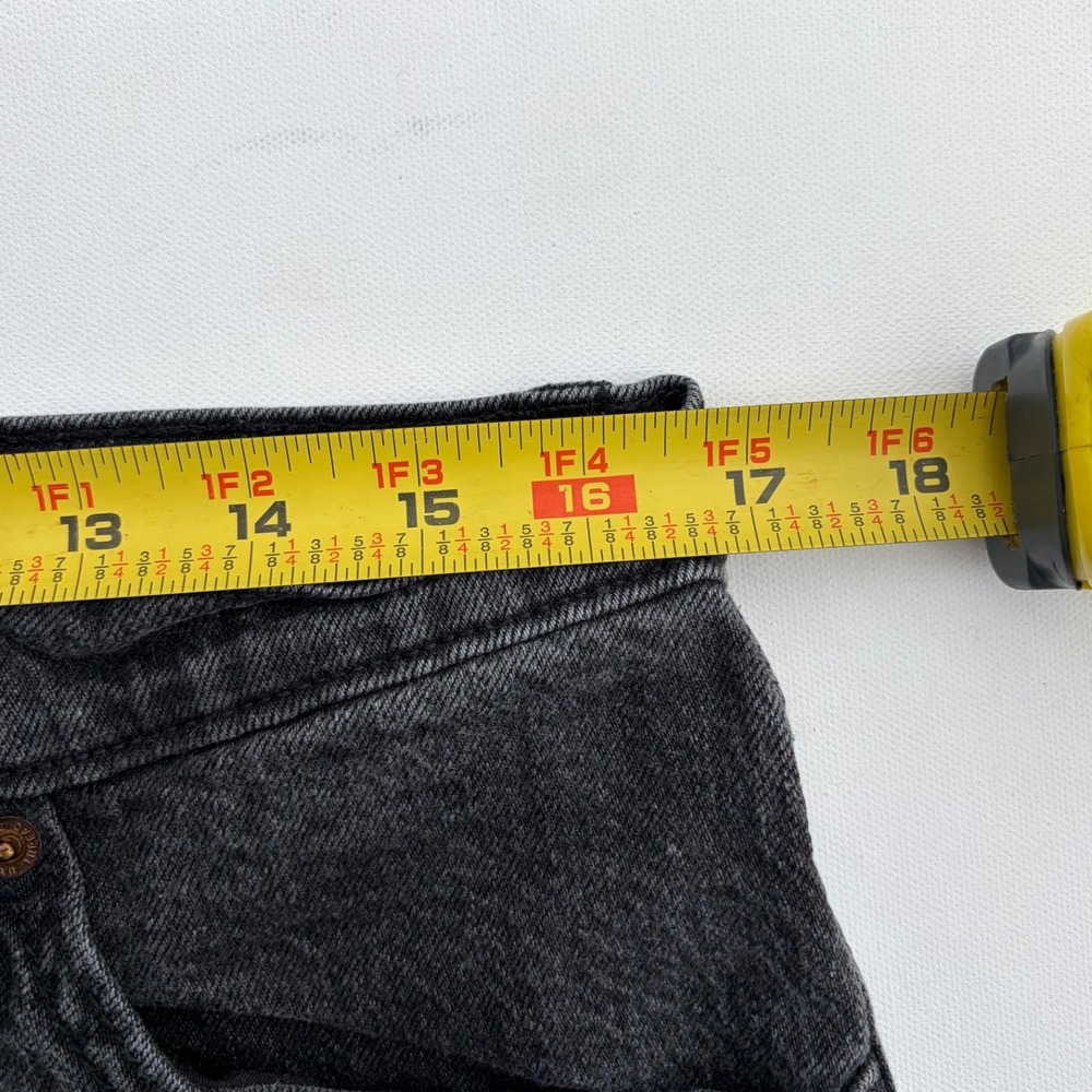Universal Thread High Rise 90s Straight Leg Jeans Washed Black Size 12R 33x30 - Picture 6 of 8